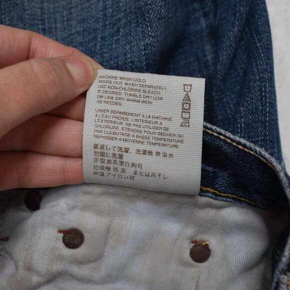 Chip & Pepper Mens Jeans Sz 36 Pickle Wagon 5 Pocket Distressed Western Cowboy - Picture 12 of 16